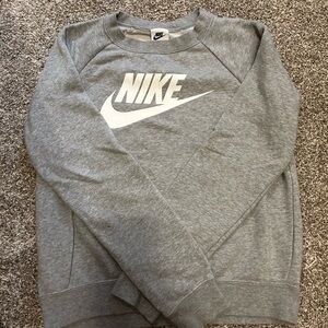Nike Gray Crewneck Sweater